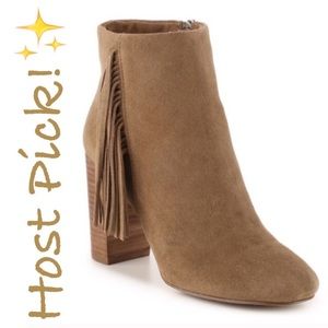 ✨NIB✨ Jessica Simpson Suede Fringe Ankle Booties